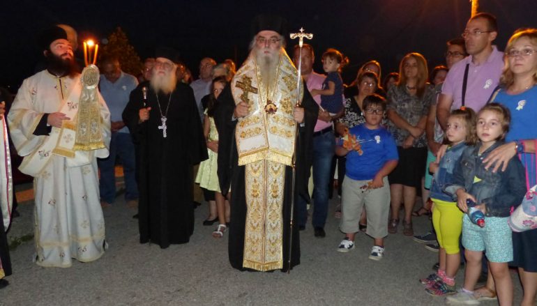 Ο Εσπερινός της Κατάθεσης της Τιμίας Ζώνης στην I. M. Kαστορίας (ΦΩΤΟ)