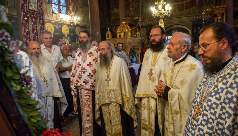 Η Μαραθούσα Χαλκιδικής πανηγύρισε την Απόδοση της Κοιμήσεως της Θεοτόκου (ΦΩΤΟ)