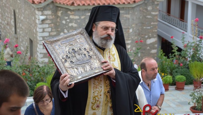 Πανηγυρικός εσπερινός στην Ι. Μονή Κοιμήσεως της Θεοτόκου Μαλεβής (ΦΩΤΟ)