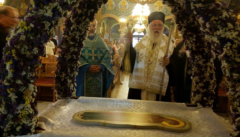 Παράκληση από τον Μητροπολίτη Βελεστίνου στον Ι. Ναό Αγάς Μαρίνης Ηλιουπόλεως (ΦΩΤΟ)