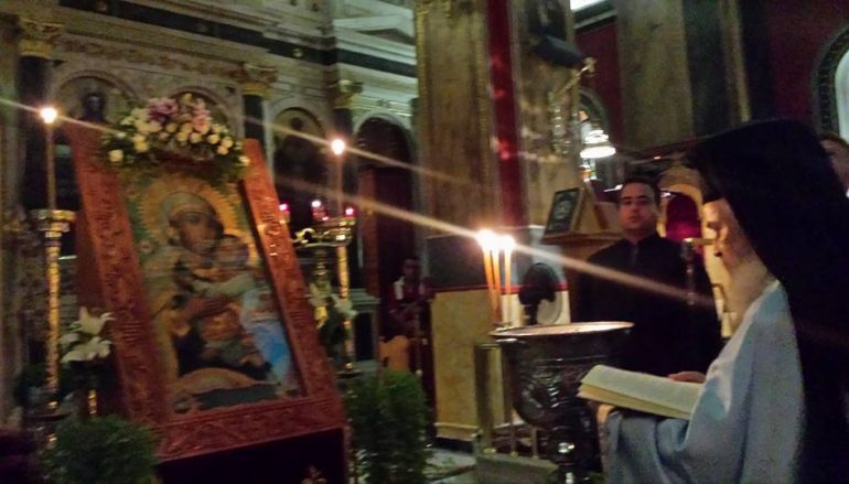 Αγρυπνία προς τιμήν της Παναγίας της «Τριπολιτσάς» στην Ι. Μ. Μαντινείας (ΦΩΤΟ)