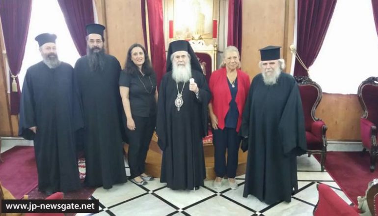Η Lena Carrer επισκέφθηκε το Πατριαρχείο Ιεροσολύμων (ΦΩΤΟ)