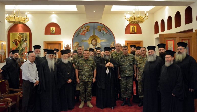 Επίσκεψη του Διοικητού της 1ης Στρατιάς και των Συνάξεων των Ιεροκηρύκων στην Ι. Μ. Λαγκαδά (ΦΩΤΟ)