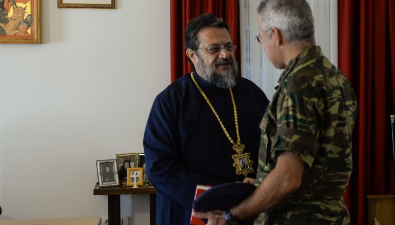 Στον Μητροπολίτη Μεσσηνίας ο νέος Διοικητής του 9ου Συντάγματος Πεζικού (ΦΩΤΟ)