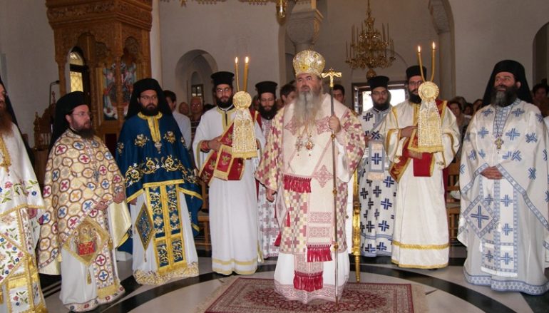 Ο Μητροπολίτης Καλαμαριάς ευλόγησε στην Ιερά Μονή Ταξιαρχών Πηλίου (ΦΩΤΟ)