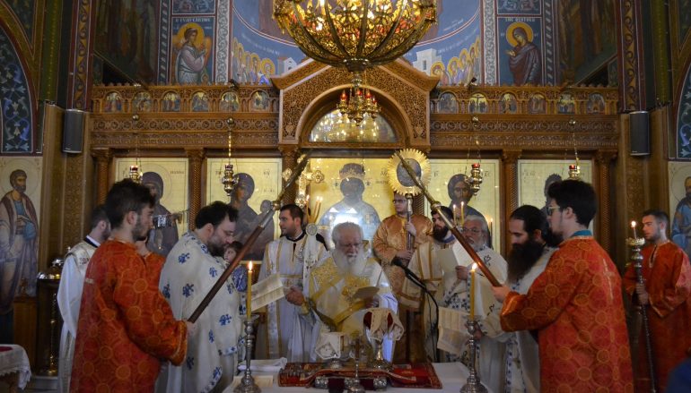 Η Θ. Λειτουργία του Αγ. Ιακώβου του Αδελφοθέου στον Ι. Ν. Αγ. Μαρίνας Ηλιουπόλεως (ΦΩΤΟ)