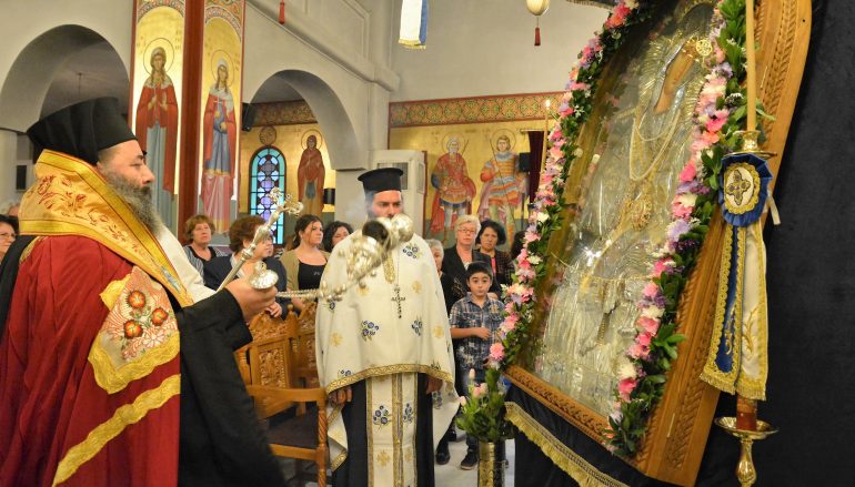 Ο εσπερινός της Παναγίας Γοργοϋπηκόου στην Ι. Μ. Λαγκαδά (ΦΩΤΟ)