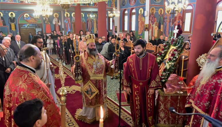 Ο Μητροπολίτης Λαγκαδά στον Ι. Ναό Αγ. Δημητρίου Πολυδενδρίου (ΦΩΤΟ)