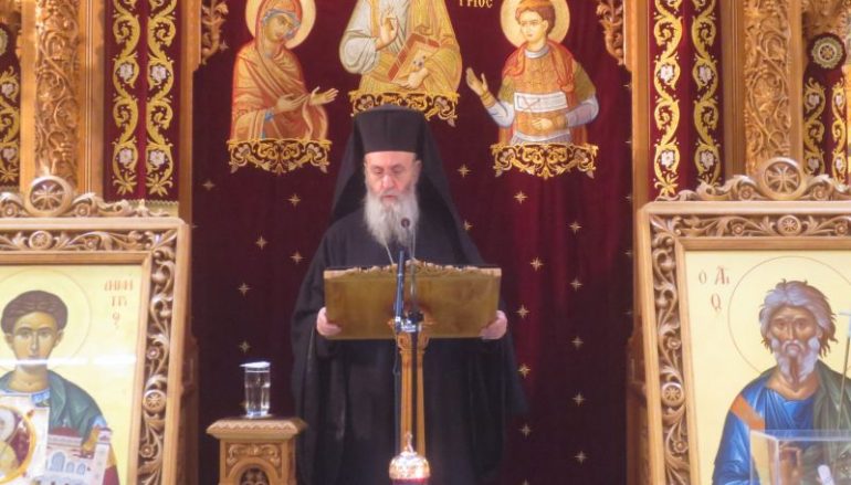 Ομιλία του Μητροπολίτη Ναυπάκτου στον Ι. Ν. Αγίου Δημητρίου Μπραχάμι (ΦΩΤΟ)