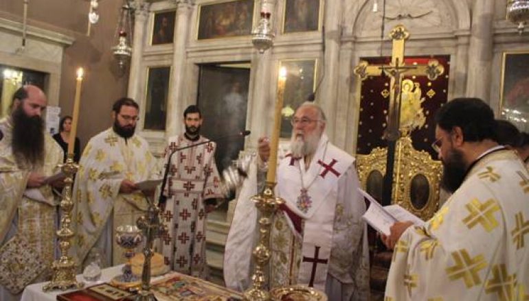 Η Θ. Λειτουργία του Αγίου Ιακώβου του Αδελφοθέου στην Ι. Μ. Κερκύρας (ΦΩΤΟ)