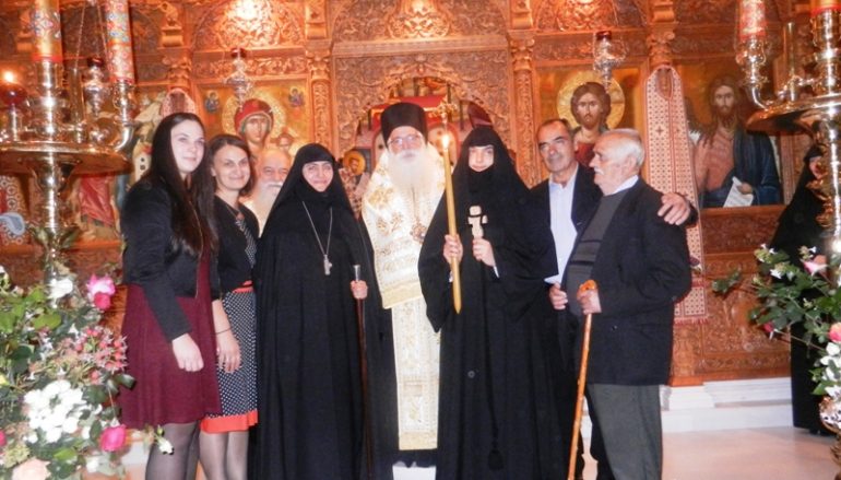 Νέα Μοναχή στη Μονή Ταξιαρχών Πηλίου (ΦΩΤΟ)
