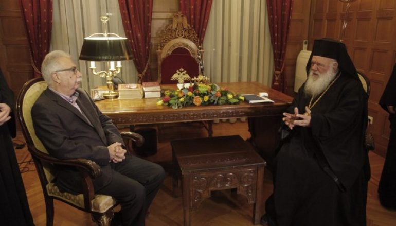 Η πρώτη επίσημη συνάντηση Αρχιεπισκόπου με τον υπουργό Παιδείας (ΦΩΤΟ)