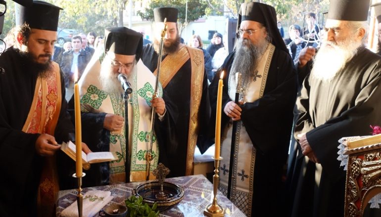 Θυρανοίξια παρεκκλησίου του Οσίου Παϊσίου στην Θηριόπετρα της Αριδαίας (ΦΩΤΟ)
