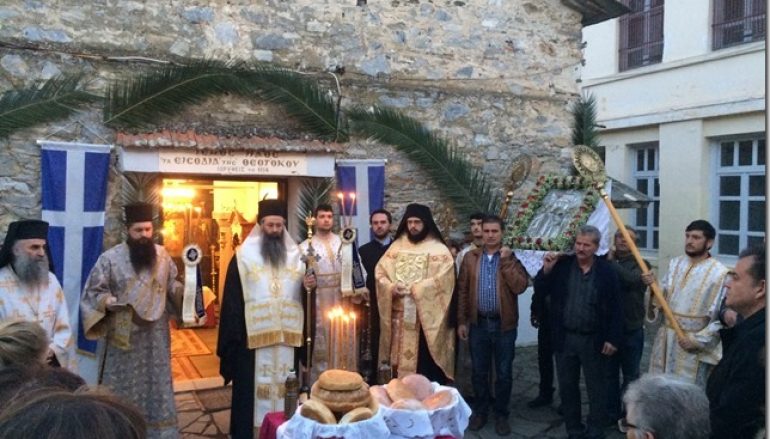 Εσπερινός πανηγύρεως της Ι. Μονής Πέτρας Ολύμπου (ΦΩΤΟ)