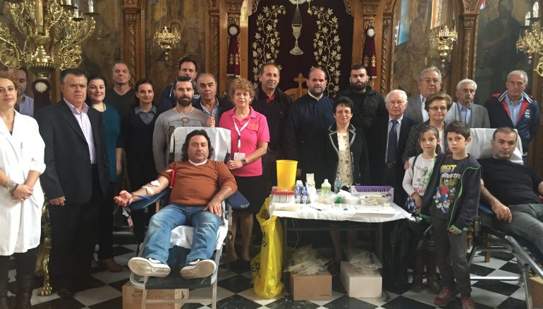 Σταγόνες Ζωής για να ξανθίσουν Ζωές από την Ενορία Αγ. Σπυρίδωνος Πύργου (ΦΩΤΟ)