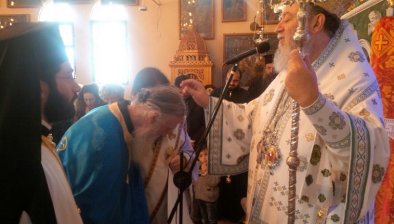 Χειροθεσία κληρικού και ρασοφορία μοναχής στην Ι. Μ. Χαλκίδος (ΦΩΤΟ)