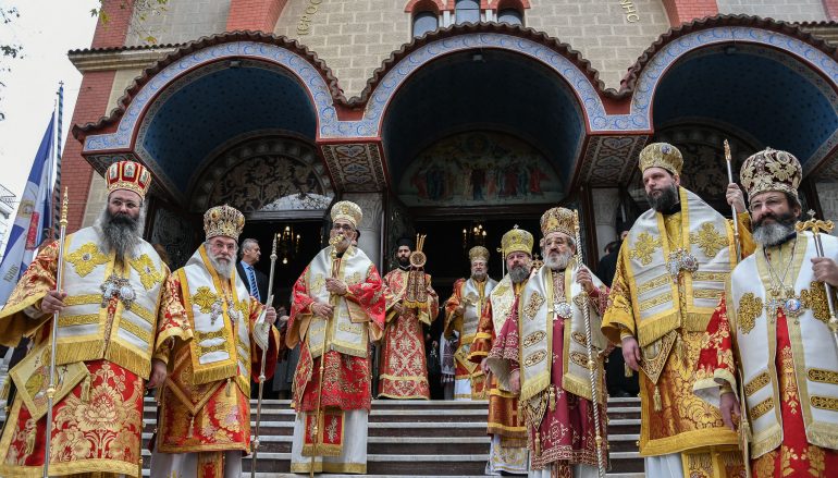 Αρχιερατικό Συλλείτουργο για την Πολιούχο της Κατερίνης (ΦΩΤΟ)