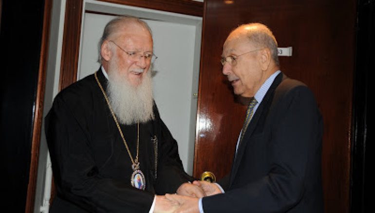 Οικ. Πατριάρχης: «Άνθρωπος του πνεύματος και με ήθος ο Κωστής Στεφανόπουλος»
