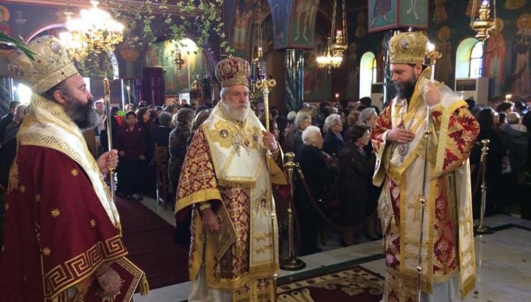 Πολυαρχιερατική Θ. Λειτουργία επί τη μνήμη του Αγ. Γεωργίου Νεαπολίτου στη Ν. Ιωνία (ΦΩΤΟ)