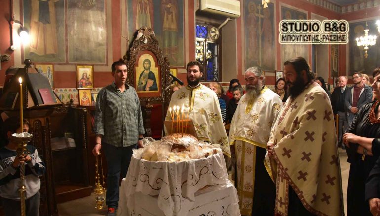 Εσπερινός των Παμμεγίστων Ταξιαρχών στο κοιμητήριο Ναυπλίου (ΦΩΤΟ)