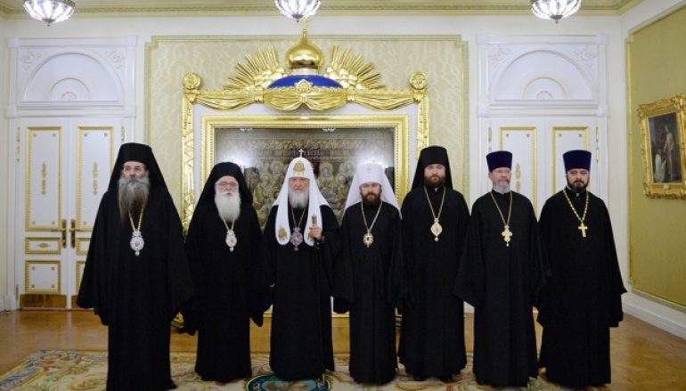 Συνάντηση Πατριάρχη Ρωσίας με αντιπροσωπεία της Ελλαδικής Εκκλησίας (ΦΩΤΟ)