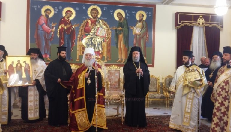 Ο Πατριάρχης Σερβίας στην Εκκλησία της Κύπρου (ΦΩΤΟ-ΒΙΝΤΕΟ)