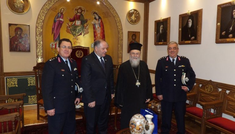 Ο Αρχηγός της Ελληνικής Αστυνομίας στον Μητροπολίτη Κορίνθου (ΦΩΤΟ)