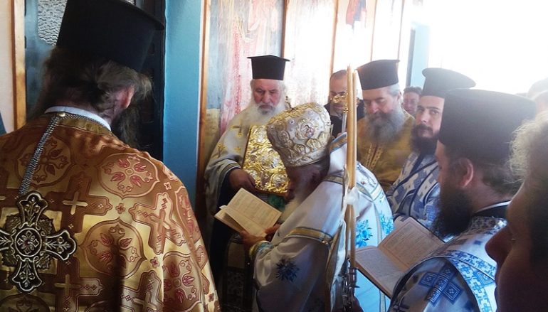 Εγκαίνια Ι. Ναού από τον Μητροπολίτη Εδέσσης
