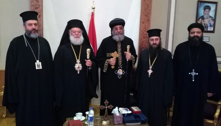 Επίσκεψη του Αλεξανδρινού Προκαθήμενου στον Κόπτη Πατριάρχη στο Κάιρο (ΦΩΤΟ)
