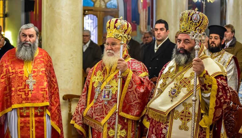 Αρχιερατικό Συλλείτουργο στον Ι. Ναό της Κοιμήσεως της Θεοτόκου Δρυμού (ΦΩΤΟ)