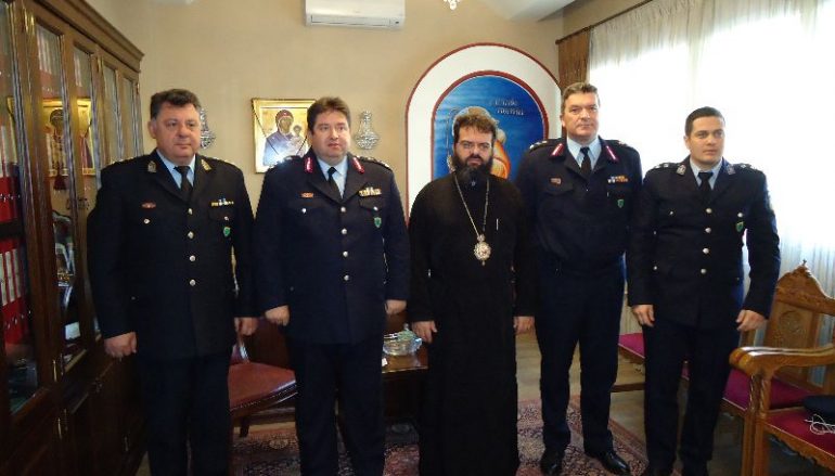 Ο Γεν. Επιθεωρητής Αστυνομίας Β. Ελλάδος στον Μητροπολίτη Μαρωνείας (ΦΩΤΟ)