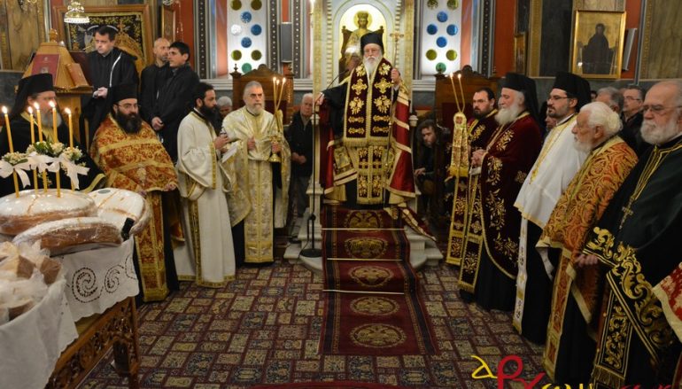 Πανηγυρικός Αρχιερατικός εσπερινός στον Μητροπολιτικό Ι. Ναό Αγ. Βασιλείου Τρίπολης (ΦΩΤΟ)