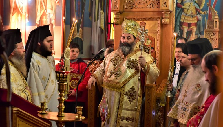 Αρχιερατική Θεία Λειτουργία για τον Άγιο Αμβρόσιο στην Ι. Μ. Λαγκαδά (ΦΩΤΟ)