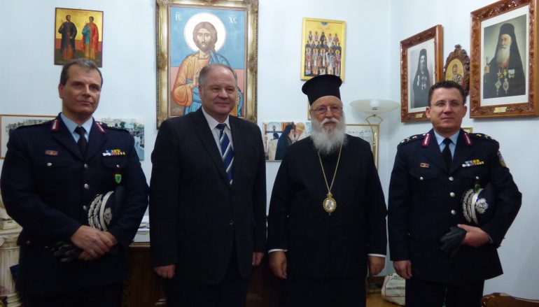 Ο Αρχηγός της Ελληνικής Αστυνομίας στον Μητροπολίτη Μαντινείας (ΦΩΤΟ)
