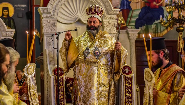 Πρώτη του Νέου Έτους στην Ι. Μητρόπολη Λαγκαδά (ΦΩΤΟ)