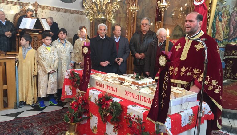 Πρωτοχρονιά στον Άγιο Σπυρίδωνα Πύργου (ΦΩΤΟ)