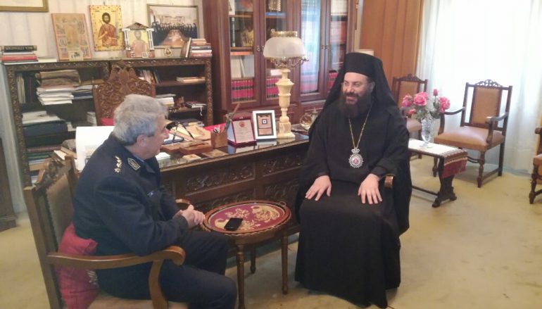 Στο Μητροπολίτη Τρίκκης ο νέος Αστυνομικός Διευθυντής (ΦΩΤΟ)