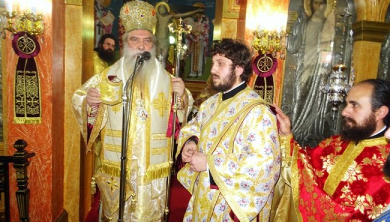Χειροτονία Διακόνου στην Ι. Μ. Σπάρτης (ΦΩΤΟ)