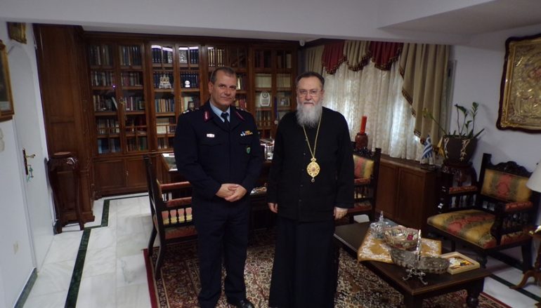 Στον Μητροπολίτη Κορίνθου ο νέος Αστυνομικός Δ/ντης Πελοποννήσου (ΦΩΤΟ)