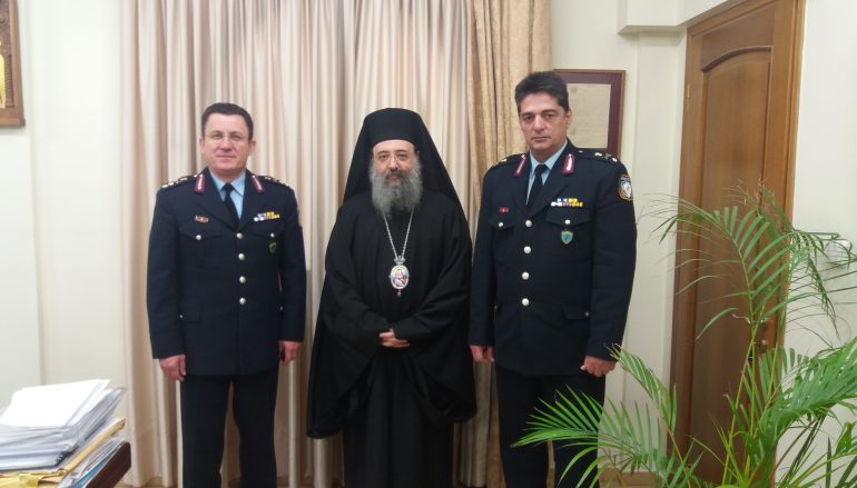 Ο νέος Αστυνομικός Διευθυντής Δυτικής Ελλάδος στον Μητροπολίτη Πατρών