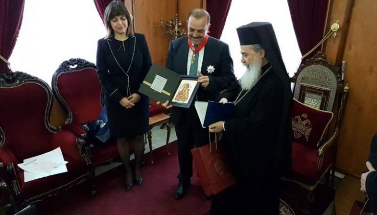 Ο Δήμαρχος Ρόδου στον Πατριάρχη Ιεροσολύμων (ΦΩΤΟ-ΒΙΝΤΕΟ)