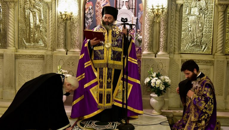 Ο εσπερινός της συγνώμης την Ι. Μητρόπολη Λαγκαδά (ΦΩΤΟ)