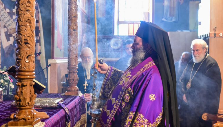 Προηγιασμένη Θεία Λειτουργία στην Ιερά Μητρόπολη Λαγκαδά (ΦΩΤΟ)
