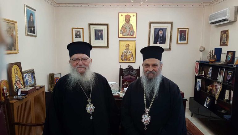 Στον Μητροπολίτη Λαρίσης ο Μητροπολίτης Πενταπόλεως (ΦΩΤΟ)