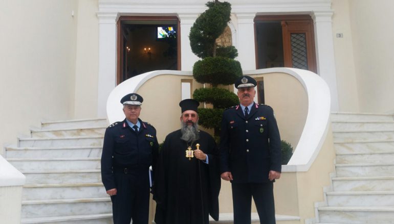 Στον Μητροπολίτη Ρεθύμνης ο Γενικός Αστυνομικός Δ/ντης Κρήτης (ΦΩΤΟ)