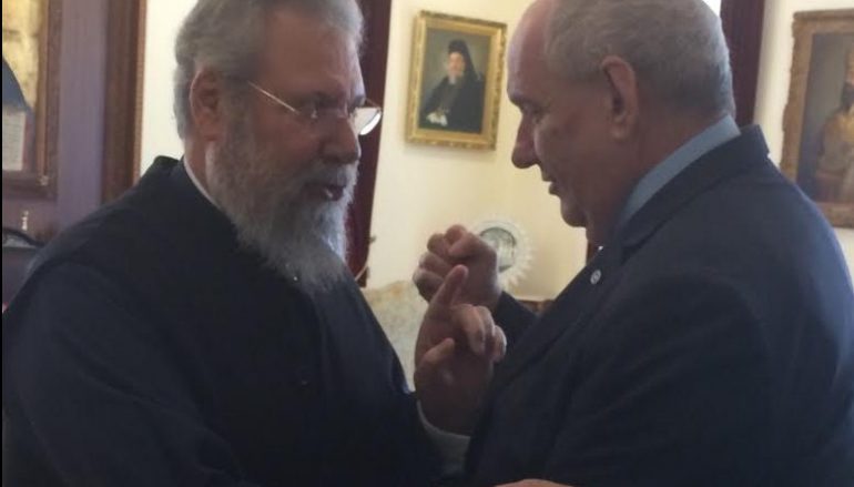 Ο Υφ. Εξωτερικών επισκέφθηκε τον Αρχιεπίσκοπο Κύπρου (ΦΩΤΟ-ΒΙΝΤΕΟ)