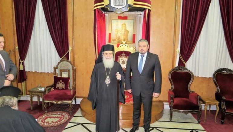 Ο Υπουργός Εξωτερικών της Μολδαβίας στον Πατριάρχη Ιεροσολύμων (ΦΩΤΟ)