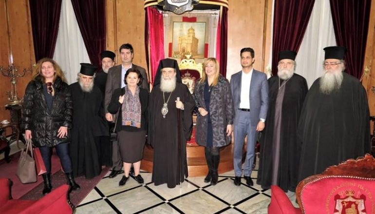 Στον Πατριάρχη Ιεροσολύμων η Φώφη Γεννηματά (ΦΩΤΟ)