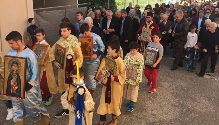 Η εορτή της αναστήλωσης των Ιερών Εικόνων στον Αγ. Σπυρίδωνα Πύργου (ΦΩΤΟ)