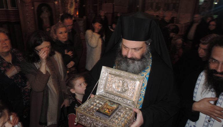 Υποδοχή Λειψάνων των Αγίων Πατέρων της Όπτινα στην Ευαγγελίστρια Πειραιώς (ΦΩΤΟ-ΒΙΝΤΕΟ)